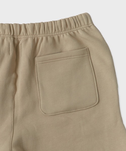 FOG ESSENTIALS（エフオージーエッセンシャルズ）の「FOG ESSENTIALS/エッセンシャルズ RUBBER TAG SWEAT SHORTS スウェットショートパンツ モード ストリート（スウェットパンツ・メンズ・ダークベージュ/クリーム/ヘザーグレー/ホワイト/タン・S/M/L/XL）」の8枚目の写真