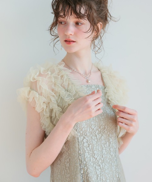 【JO1グッズ多数出品】フリルボレロセットレースドレス フリルボレロセットレースドレス（ドレス）｜Dorry Doll（ドリー