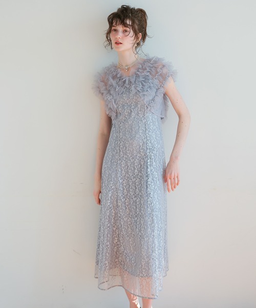 フリルボレロセットレースドレス フリルボレロセットレースドレス（ドレス）｜Dorry Doll（ドリードール