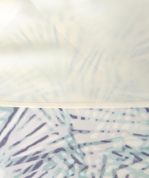 Jines(ジネス)の「AMARAボタニカルプリント ロングスカート(スカート・レディース・グリーン・38)」の11枚目の写真