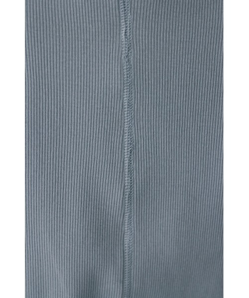 STYLEMIXER（スタイルミキサー）の「ヘンリーネックT（Tシャツ/カットソー・レディース・サックスブルー/ブラック/ホワイト・FREE）」の4枚目の写真