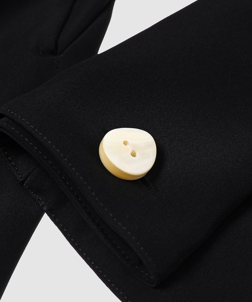 YOHEI OHNO(ヨウヘイオオノ)の「Unfixed Collar Dress (Black)(ドレス・レディース・ブラック・36)」の5枚目の写真