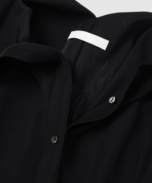 YOHEI OHNO(ヨウヘイオオノ)の「Unfixed Collar Dress (Black)(ドレス・レディース・ブラック・36)」の6枚目の写真