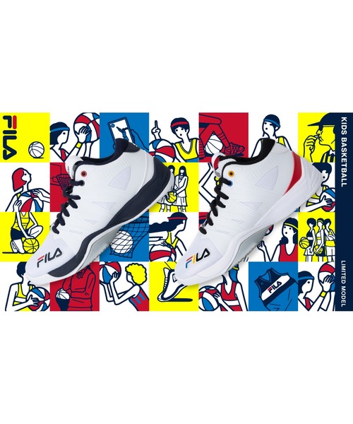 FILA（フィラ）の「Spaghetti C2 Junior（スニーカー・キッズ・ホワイト×ネイビー/ホワイト×シルバー/ホワイト×ブラック/ホワイト×ピンク・18.0cm/22.0cm/21.0cm/20.0cm/19.0cm）」の5枚目の写真