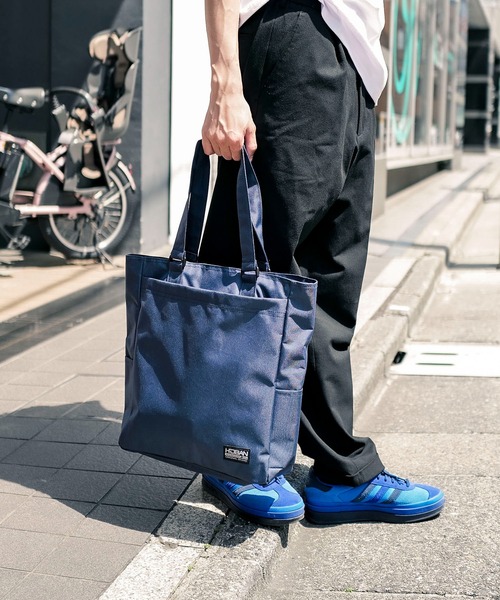 JEANS MATE(ジーンズメイト)の「【NEVEREND/ネバーエンド】縦型トートバッグ(トートバッグ・メンズ・カーキ/ネイビー/ブラック・FREE)」の17枚目の写真