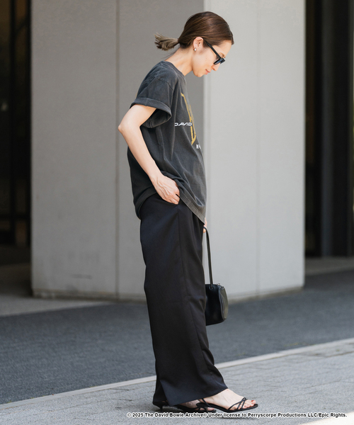 FRAMeWORK(フレームワーク)の「ヴィンテージライクサテンイージーパンツ(その他パンツ・レディース・ブラック/ベージュ/ボルドー・36/38)」の6枚目の写真