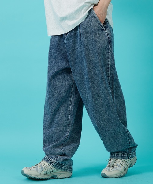 USA 古着 ECKOUNLTD デニムパンツ ワイド baggy アメカジ be5a6e760f94a7c68b1ecf88b9b23f