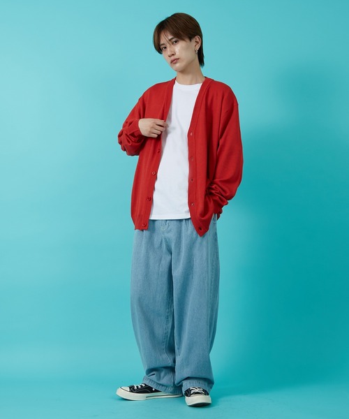 improves（インプローブス）の「デニム ワイドパンツ（デニムパンツ・メンズ・ブルー系/ブラック/ブルー/ワンウォッシュ/ブラック系/ライトブルー/キナリ・MEDIUM/SMALL/LARGE）」の19枚目の写真