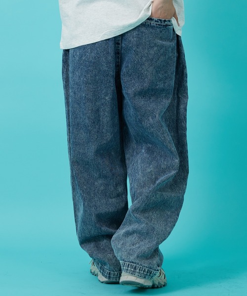 improves（インプローブス）の「デニム ワイドパンツ（デニムパンツ・メンズ・ブルー系/ブラック/ブルー/ワンウォッシュ/ブラック系/ライトブルー/キナリ・MEDIUM/SMALL/LARGE）」の20枚目の写真
