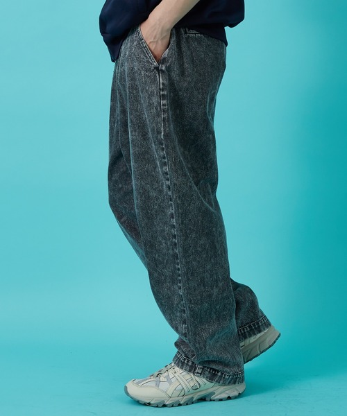 improves（インプローブス）の「デニム ワイドパンツ（デニムパンツ・メンズ・ブルー系/ブラック/ブルー/ワンウォッシュ/ブラック系/ライトブルー/キナリ・MEDIUM/SMALL/LARGE）」の13枚目の写真