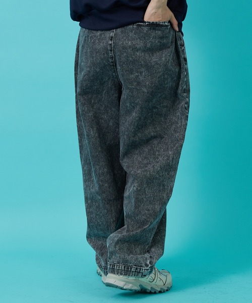 improves（インプローブス）の「デニム ワイドパンツ（デニムパンツ・メンズ・ブルー系/ブラック/ブルー/ワンウォッシュ/ブラック系/ライトブルー/キナリ・MEDIUM/SMALL/LARGE）」の14枚目の写真