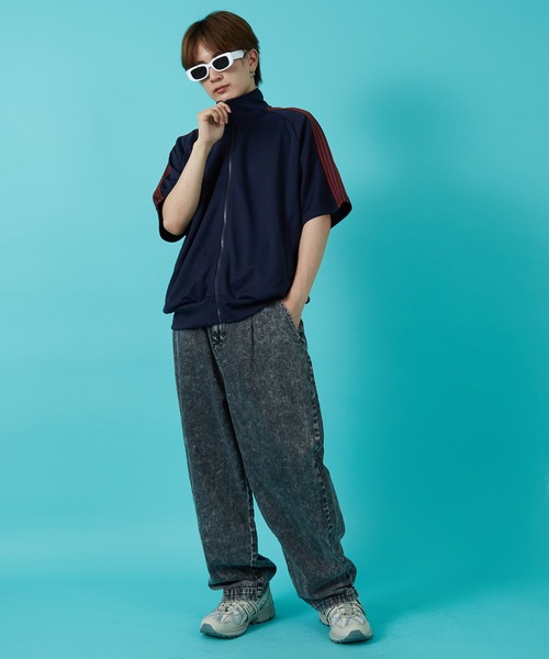 improves（インプローブス）の「デニム ワイドパンツ（デニムパンツ・メンズ・ブルー系/ブラック/ブルー/ワンウォッシュ/ブラック系/ライトブルー/キナリ・MEDIUM/SMALL/LARGE）」の15枚目の写真