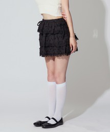 ALLuRing ChaRm | Ribbon Frilled Tiered Skirt / リボンフリルティアードスカート(スカート)