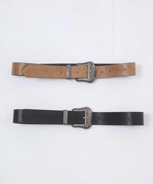 セール】アンティークシルバーバックルベルト（ベルト）｜d.i.a.