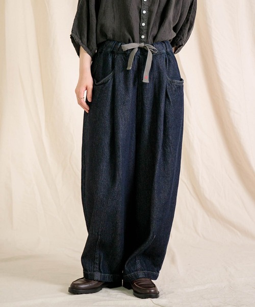 Brocante / ブロカント] 5/1綾デニム バロンパンツ | Domingo