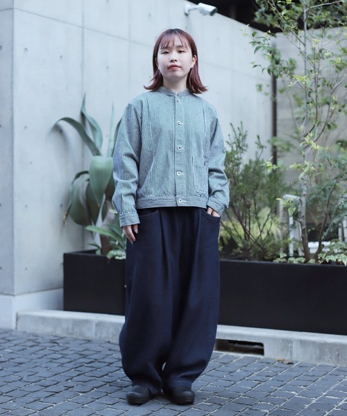 Brocante / ブロカント] 5/1綾デニム バロンパンツ | Domingo