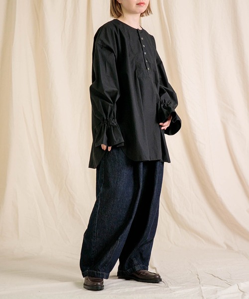 Brocante / ブロカント] 5/1綾デニム バロンパンツ | Domingo
