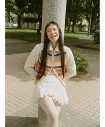 Ray BEAMS | 【別注】BOUSSOLE / ボーダージップ ニット カーディガン(カーディガン/ボレロ)