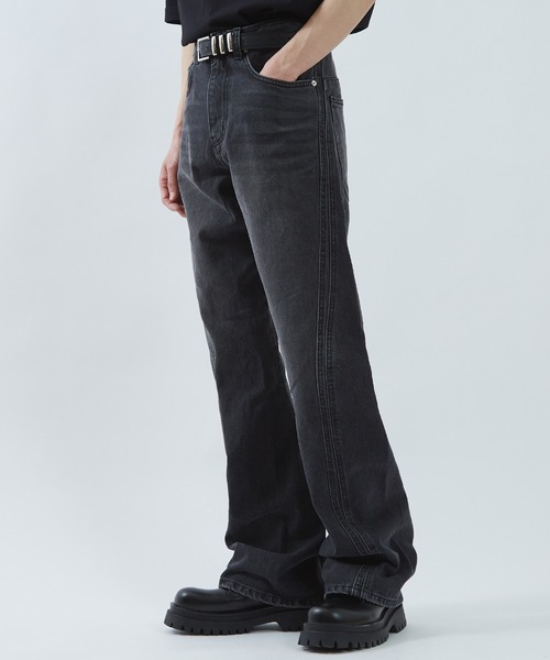 improves(インプローブス)の「フレア デニムパンツ(デニムパンツ・メンズ・ブルー/ブラック・SMALL/LARGE/MEDIUM)」の1枚目の写真