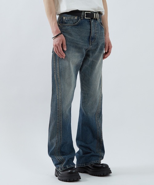 improves(インプローブス)の「フレア デニムパンツ(デニムパンツ・メンズ・ブルー/ブラック・SMALL/LARGE/MEDIUM)」の16枚目の写真