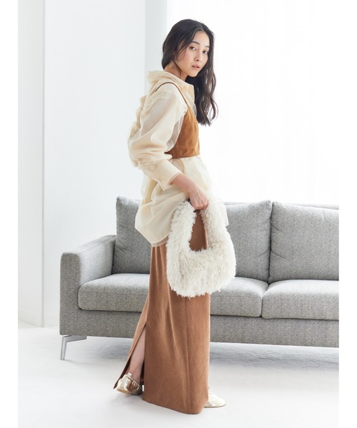 Ungrid(アングリッド)の「【展示会人気NO.1】チュールレイヤードルーズシャツ(シャツ/ブラウス・レディース・その他1/ベージュ/ブラウン・FREE)」の15枚目の写真