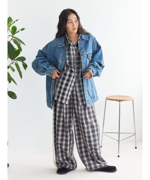 Ungrid(アングリッド)の「【展示会人気NO.1】チュールレイヤードルーズシャツ(シャツ/ブラウス・レディース・その他1/ベージュ/ブラウン・FREE)」の20枚目の写真