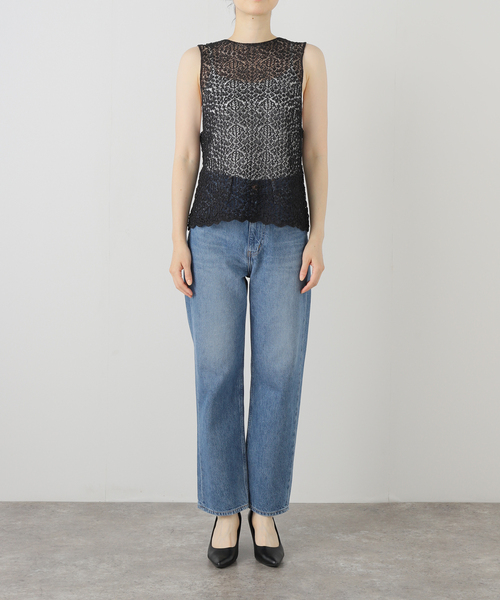 enrica(エンリカ)の「ENRICA エンリカ PaperRace Knit KNIT225(ニット/セーター・レディース・ブラック・FREE)」の3枚目の写真
