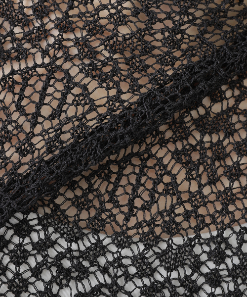 enrica(エンリカ)の「ENRICA エンリカ PaperRace Knit KNIT225(ニット/セーター・レディース・ブラック・FREE)」の13枚目の写真