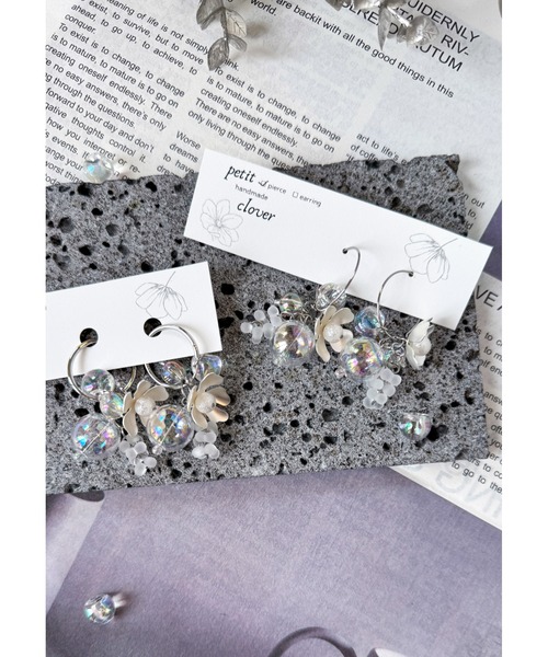 tone（トーン）の「【petitclover】symphony(MA)（ピアス（両耳用）・レディース・シルバー・FREE）」の7枚目の写真