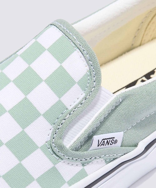 VANS(バンズ)の「クラシック スリッポン(スリッポン・メンズ・オレンジ/オリーブ・5/5.5/6/6.5/7/7.5/8/8.5/9/9.5/10/10.5/11/12/4/4.5/11.5)」の4枚目の写真