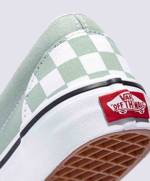 VANS(バンズ)の「クラシック スリッポン(スリッポン・メンズ・オレンジ/オリーブ・5/5.5/6/6.5/7/7.5/8/8.5/9/9.5/10/10.5/11/12/4/4.5/11.5)」の5枚目の写真