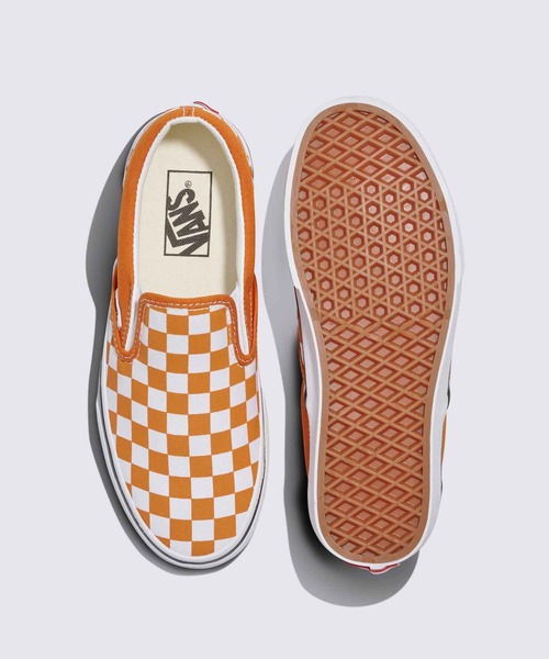 VANS(バンズ)の「クラシック スリッポン(スリッポン・メンズ・オレンジ/オリーブ・5/5.5/6/6.5/7/7.5/8/8.5/9/9.5/10/10.5/11/12/4/4.5/11.5)」の7枚目の写真