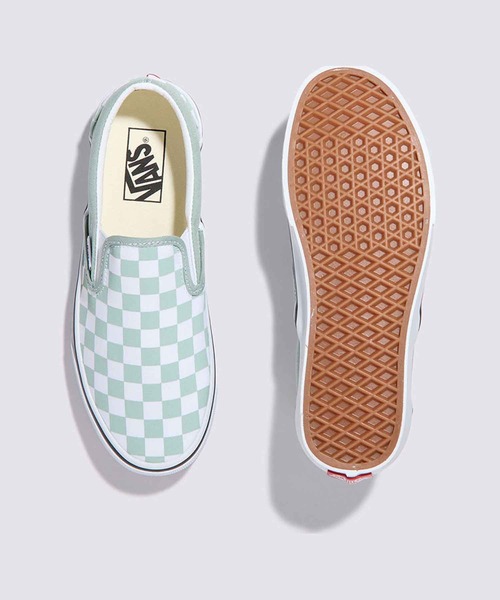 VANS(バンズ)の「クラシック スリッポン(スリッポン・メンズ・オレンジ/オリーブ・5/5.5/6/6.5/7/7.5/8/8.5/9/9.5/10/10.5/11/12/4/4.5/11.5)」の10枚目の写真