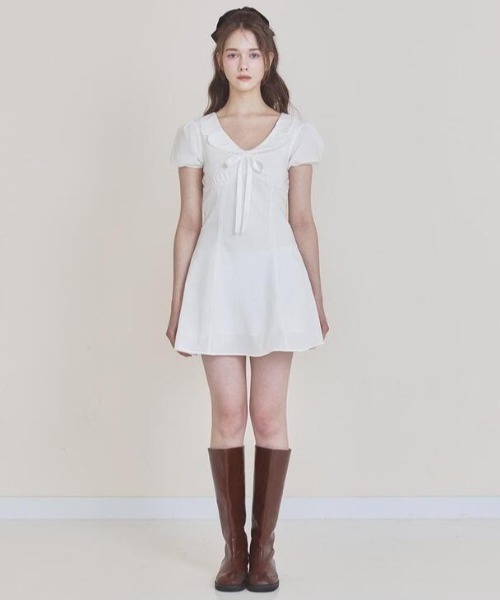 NOT YOUR ROSE リボン ブラック ワンピース NOT YOUR ROSE リボン ブラック ワンピース