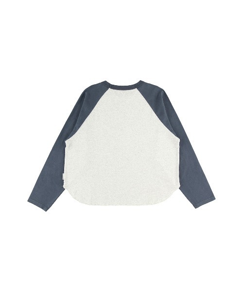 ALEXIA STAM（アリシアスタン）の「[Mickey Mouse] Print Raglan Sleeve Tee /ミッキーラグランT（Tシャツ/カットソー・レディース・ネイビー・FREE）」の3枚目の写真