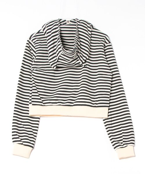 UP START（アップスタート）の「【LAMPOON】ボーダーキャットパーカー（パーカー・レディース・ホワイト・SMALL/MEDIUM/LARGE）」の11枚目の写真