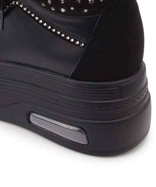 ESPERANZA（エスペランサ）の「きゅんフィットインソールラインストーンスニーカー（スニーカー・レディース・アイボリー/ブラック/ピンク系/ブラック×ホワイト・LL/L/M/S）」の20枚目の写真