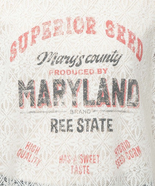 niko and...（ニコアンド）の「レースプリントアソートTシャツ（Tシャツ/カットソー・レディース・オフホワイト/ブラック/アイボリー・LARGE/MEDIUM）」の21枚目の写真