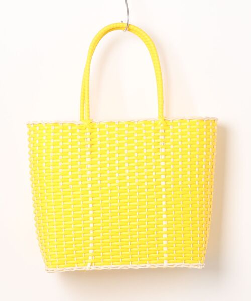 LILA&FLEUR(リラアンドフルール)の「Fresh Basket M(かごバッグ・レディース・ライム/オレンジ/パープル/イエロー/ブラック/アイボリー/ピンク・MEDIUM)」の8枚目の写真