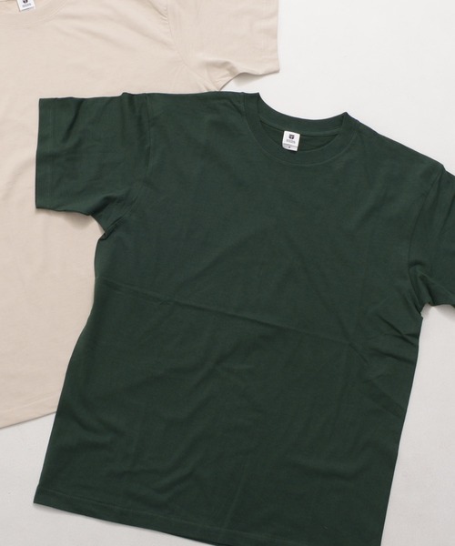 SILVER BULLET(シルバーバレット)の「『SILVER BULLET SELECT AP/シルバーバレットセレクト』NEWTRAL 5.6oz Standard Essentials Tee(Tシャツ/カットソー・メンズ・チャコール/ネイビー/サンドベージュ/ロイヤルブルー/レッド/A/ダークグリーン/B/ブラック/スモークピンク/ライトブルー/ホワイト・M/L/XL/S)」の6枚目の写真