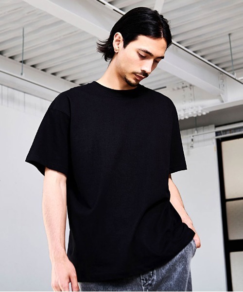 SILVER BULLET(シルバーバレット)の「『SILVER BULLET SELECT AP/シルバーバレットセレクト』NEWTRAL 5.6oz Standard Essentials Tee(Tシャツ/カットソー・メンズ・チャコール/ネイビー/サンドベージュ/ロイヤルブルー/レッド/A/ダークグリーン/B/ブラック/スモークピンク/ライトブルー/ホワイト・M/L/XL/S)」の17枚目の写真