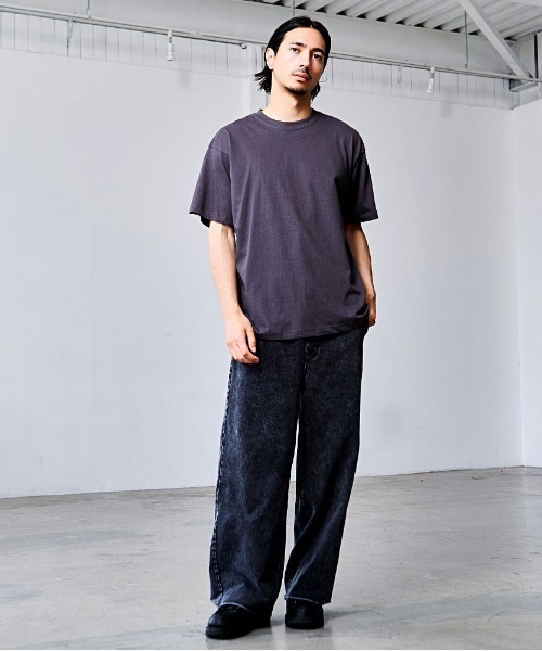 SILVER BULLET(シルバーバレット)の「『SILVER BULLET SELECT AP/シルバーバレットセレクト』NEWTRAL 5.6oz Standard Essentials Tee(Tシャツ/カットソー・メンズ・チャコール/ネイビー/サンドベージュ/ロイヤルブルー/レッド/A/ダークグリーン/B/ブラック/スモークピンク/ライトブルー/ホワイト・M/L/XL/S)」の22枚目の写真