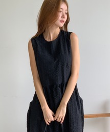 MINS MINIS | ノースリーブAラインワンピース(ワンピース)