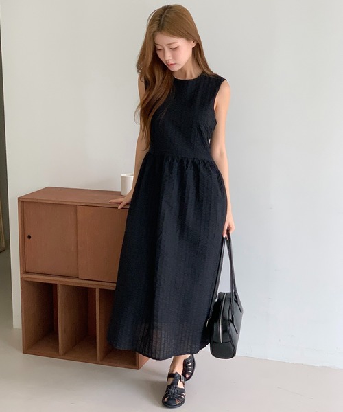 ボッテガヴェネタ　ビスコース　ノースリーブワンピース　40 BOTTEGA VENETA ボッテガヴェネタ ボーダー柄 シルク100