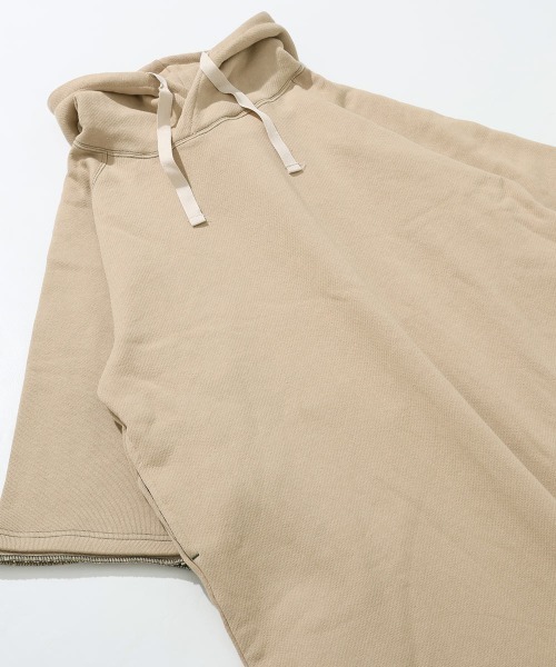 KRIFF MAYER Lady's Collection（クリフメイヤーレディースコレクション）の「【綿100％】ざっくり裏毛7分袖ワンピース（ワンピース・レディース・イエロー/ベージュ/グレー/ナチュラル/カラフル/ブラック/パープル・MEDIUM/LARGE）」の4枚目の写真