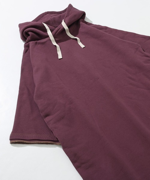 KRIFF MAYER Lady's Collection（クリフメイヤーレディースコレクション）の「【綿100％】ざっくり裏毛7分袖ワンピース（ワンピース・レディース・イエロー/ベージュ/グレー/ナチュラル/カラフル/ブラック/パープル・MEDIUM/LARGE）」の5枚目の写真