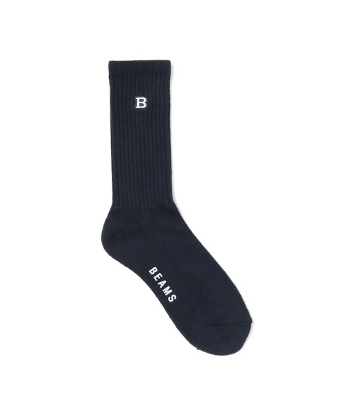 Bロゴ クルーソックス（ソックス/靴下）｜BEAMS（ビームス）の