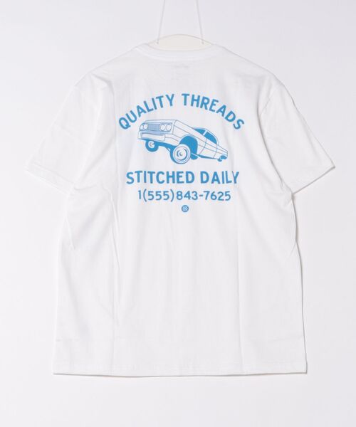 STANCE(スタンス)の「【STANCE/スタンス】バックプリントTシャツ QUALITY THREADS TEE(Tシャツ/カットソー・メンズ・ホワイト・LARGE/X-LARGE/MEDIUM)」の4枚目の写真