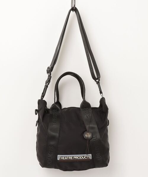 THEATRE PRODUCTS ブラックショルダーバッグ NYLONｼｮﾙﾀﾞｰﾊﾞｯｸﾞ（ショルダーバッグ）｜THEATRE PRODUCTS