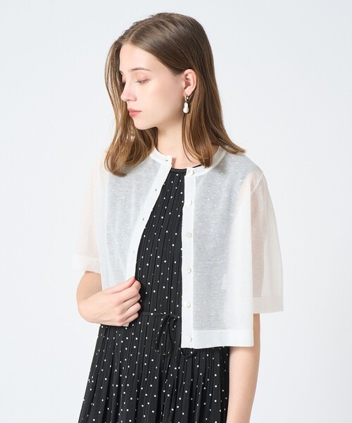 ANAYI - ANAYI ウォッシャブルラクーンパフスリーブ カーディガン ANAYI（アナイ）の「【WEB限定カラー】ウォッシャブルラクーン